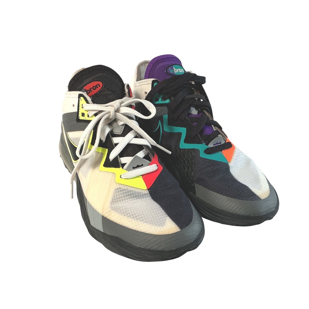 Nike LeBron 18 Low Greedy Multi-Color Basketball Shoes CV7562-100 size‎ 7.5